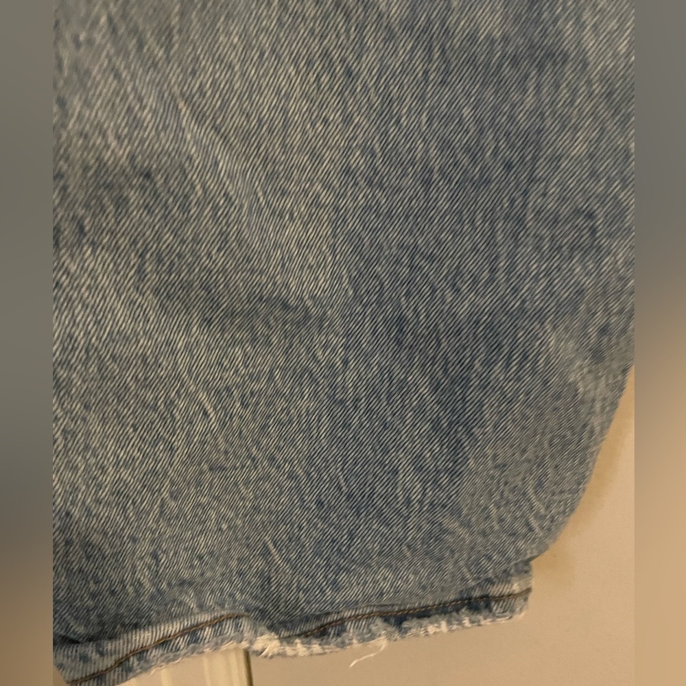 Abercrombie and Fitch The 90’s Ultra High Rise Distressed Straight Jean Size 30 - Picture 11 of 16